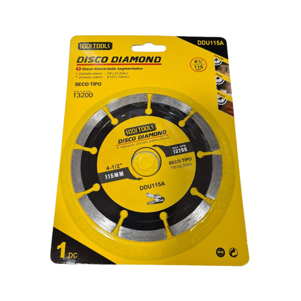 DISCO SEGMENTADO 4 1/2"