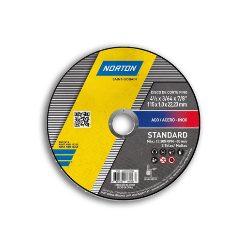 [DCT412ST] DISCO CORTE 4 1/2"X3/64"X7/8" STANDARD